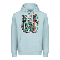 Blue Mist more howdy less hate Premium Hoodie - JahusDesignShop