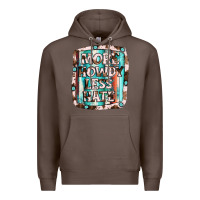 Coffee more howdy less hate Premium Hoodie - JahusDesignShop