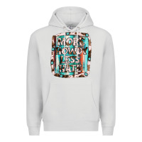 Dove Grey more howdy less hate Premium Hoodie - JahusDesignShop