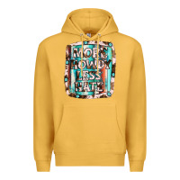 Mustard more howdy less hate Premium Hoodie - JahusDesignShop