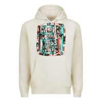 Oatmeal Heather more howdy less hate Premium Hoodie - JahusDesignShop