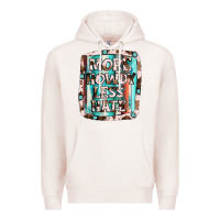 Pale Pink more howdy less hate Premium Hoodie - JahusDesignShop