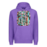 Purple more howdy less hate Premium Hoodie - JahusDesignShop