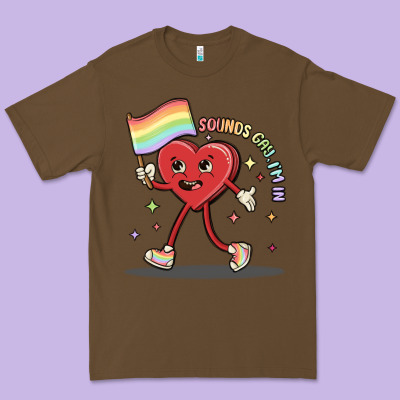 Sounds Gay I'm In Premium Tee Designed By Maliassmallbusiness