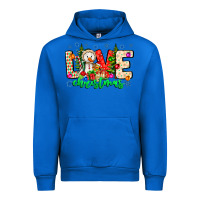 Cobalt love Christmas Urban Hoodie - CowhideDigitalArt
