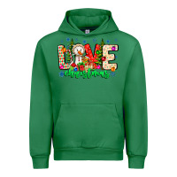 Emerald love Christmas Urban Hoodie - CowhideDigitalArt