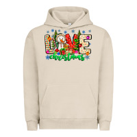 Pigment French Oak love Christmas Urban Hoodie - CowhideDigitalArt