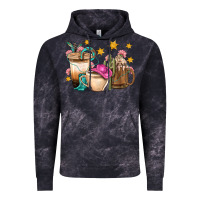 Cloud Black Western Cowgirl Coffee Cup Bbs Vintage Hoodie - BundleAndBundleShop