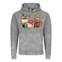 Cloud Rock Western Cowgirl Coffee Cup Bbs Vintage Hoodie - BundleAndBundleShop