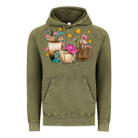Vintage Olive Western Cowgirl Coffee Cup Bbs Vintage Hoodie - BundleAndBundleShop