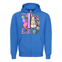 True Royal My first Easter Girl Easter Day Zipper Hoodie - HowdyJamesFarm