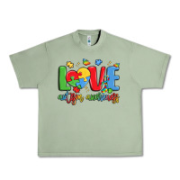 Oil Green love autism awareness Urban Heavy Tee - LillyAllenDesigns