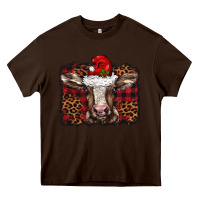 Chocolate Brown Christmas background baby calf Heavy Core Tee - BarkalooDesign