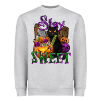 Heather Grey Stay Sweet Heavyweight Sweatshirt - texasbilliewilder
