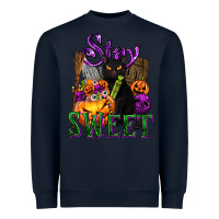 Navy Stay Sweet Heavyweight Sweatshirt - texasbilliewilder