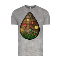 Cloud Rock christmas  teardrop Vintage Tee - BundleAndBundleShop