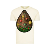 Vintage Arctic christmas  teardrop Vintage Tee - BundleAndBundleShop