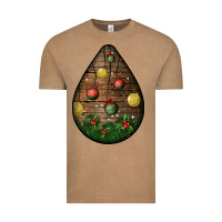 Vintage Coffee christmas  teardrop Vintage Tee - BundleAndBundleShop