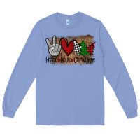 Colony Blue Peace Love Christmas Long Sleeve Tee - Bettercallsaul