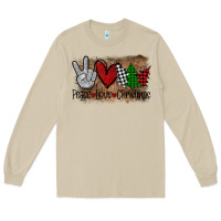 Mushroom Peace Love Christmas Long Sleeve Tee - Bettercallsaul