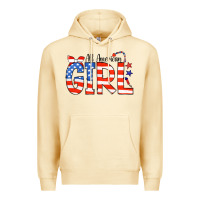Pina Colada All American Girl Bandana Premium Hoodie - CowCowDesign