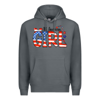 Rock All American Girl Bandana Premium Hoodie - CowCowDesign