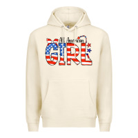 Tofu All American Girl Bandana Premium Hoodie - CowCowDesign