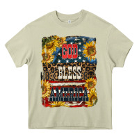 Mossy Western God Bless America Heavy Core Tee - LillyAllenDesigns