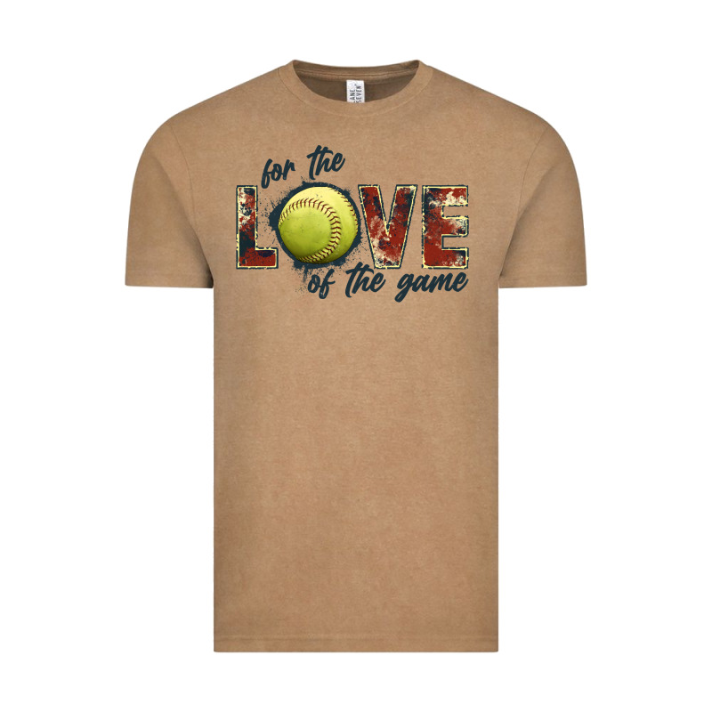 Softball Love Of The Game Vintage Tee by JahusDesignShop | Teevron