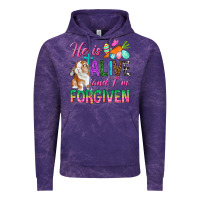 Cloud Purple He Is Alive And I'm Forgiven Vintage Hoodie - BundleAndBundleShop