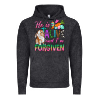 Vintage Black He Is Alive And I'm Forgiven Vintage Hoodie - BundleAndBundleShop