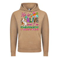 Vintage Coffee He Is Alive And I'm Forgiven Vintage Hoodie - BundleAndBundleShop