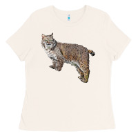 Bone Bobcat Ladies Tee - LillyAllenDesigns
