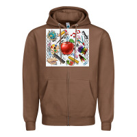 Chestnut school elements tumbler Zipper Hoodie - CowGirlArtShop