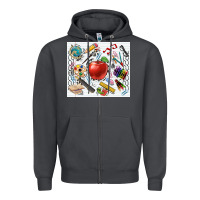 Smoke school elements tumbler Zipper Hoodie - CowGirlArtShop