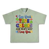 Oil Green colorful love message Urban Heavy Tee - LillyAllenDesigns