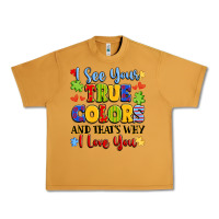 Peanut Butter colorful love message Urban Heavy Tee - LillyAllenDesigns