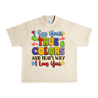 Sandshell colorful love message Urban Heavy Tee - LillyAllenDesigns
