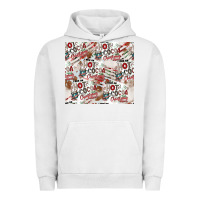 Pigment Lunar Rock hot cocoa christmas cheer pattern Urban Hoodie - CowhideDigitalArt