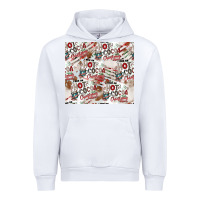 White hot cocoa christmas cheer pattern Urban Hoodie - CowhideDigitalArt