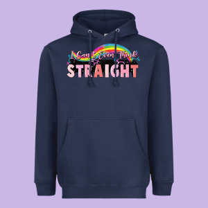 I Cant Ever Think Straight Heavyweight Hoodie Designed By Fadigitalartstudio
