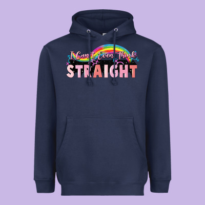I Cant Ever Think Straight Heavyweight Hoodie Designed By Fadigitalartstudio