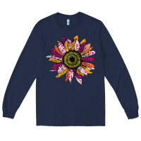Navy Sunflower Long Sleeve Tee - Bettercallsaul