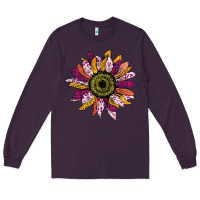 Plum Sunflower Long Sleeve Tee - Bettercallsaul