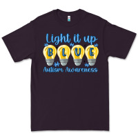 Plum light it up Premium Tee - MaliasSmallBusiness