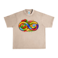French Oak infinity symbol autism Urban Heavy Tee - LillyAllenDesigns