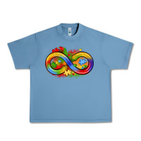 Pebble Blue infinity symbol autism Urban Heavy Tee - LillyAllenDesigns