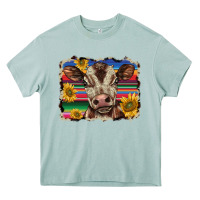 Arona western background baby calf Heavy Core Tee - BarkalooDesign