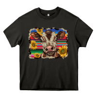 Asphalt western background baby calf Heavy Core Tee - BarkalooDesign