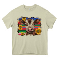 Mossy western background baby calf Heavy Core Tee - BarkalooDesign